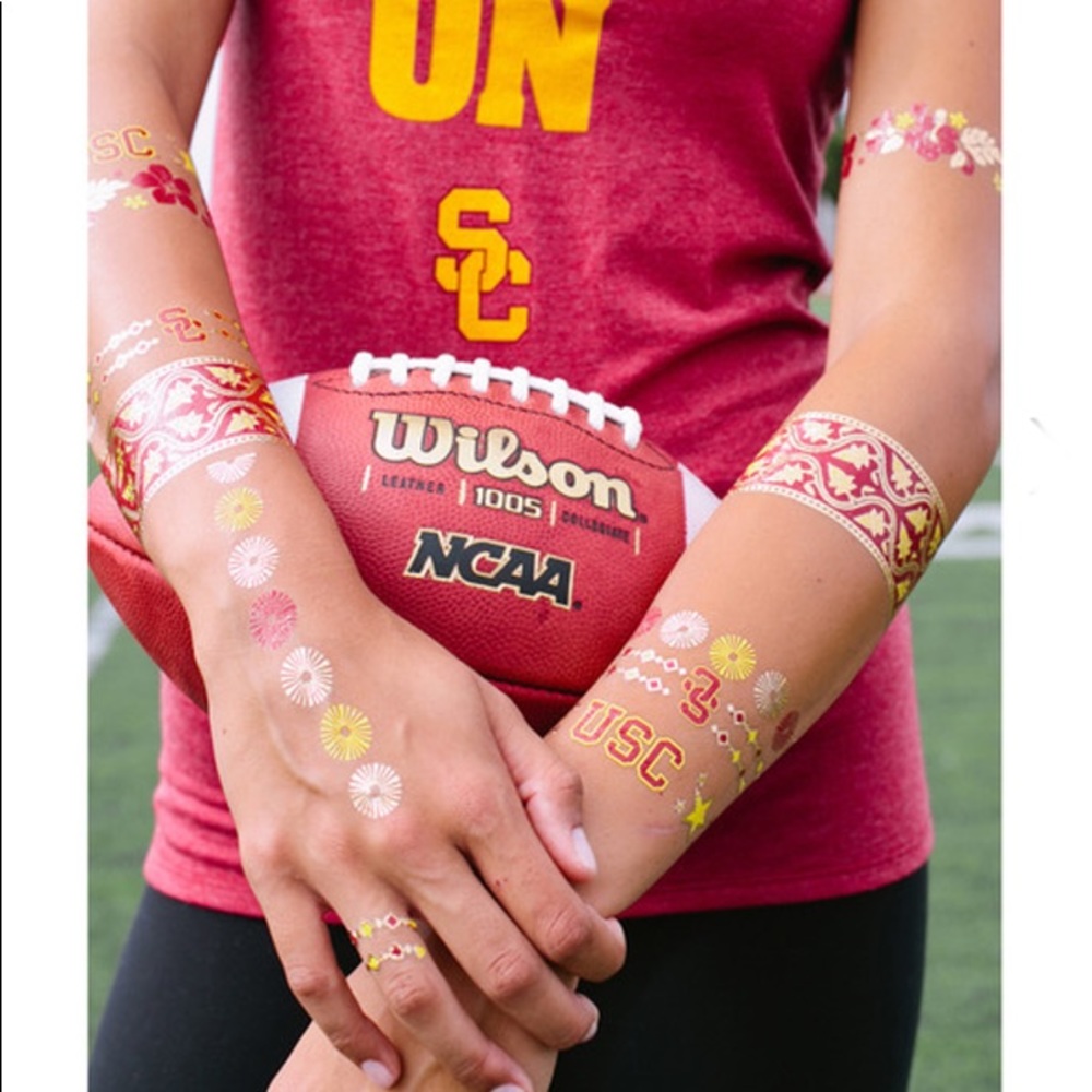 🔺 New USC flash lulu dk temporary tattoos  🔸